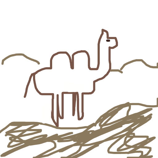 Camel drawing by brush-star-site