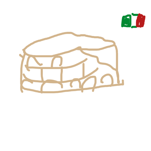 Colosseum drawing by princess fiona