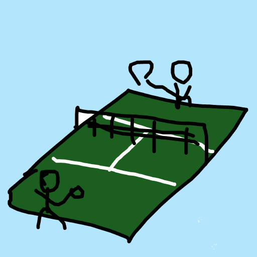 Tennis drawing by light-jade-pride