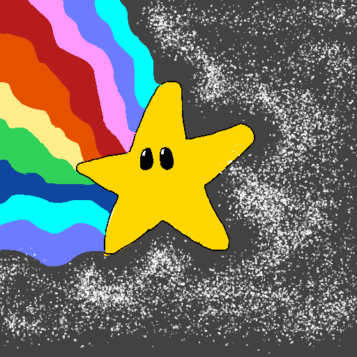 Super Star drawing by pancakes palette