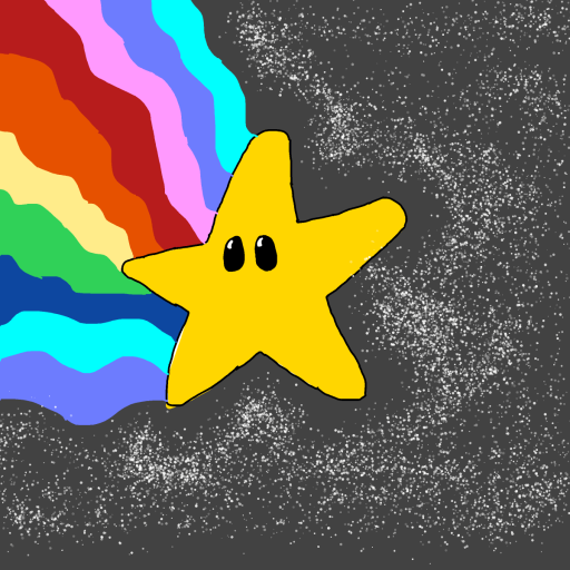 Super Star drawing by pancakes palette