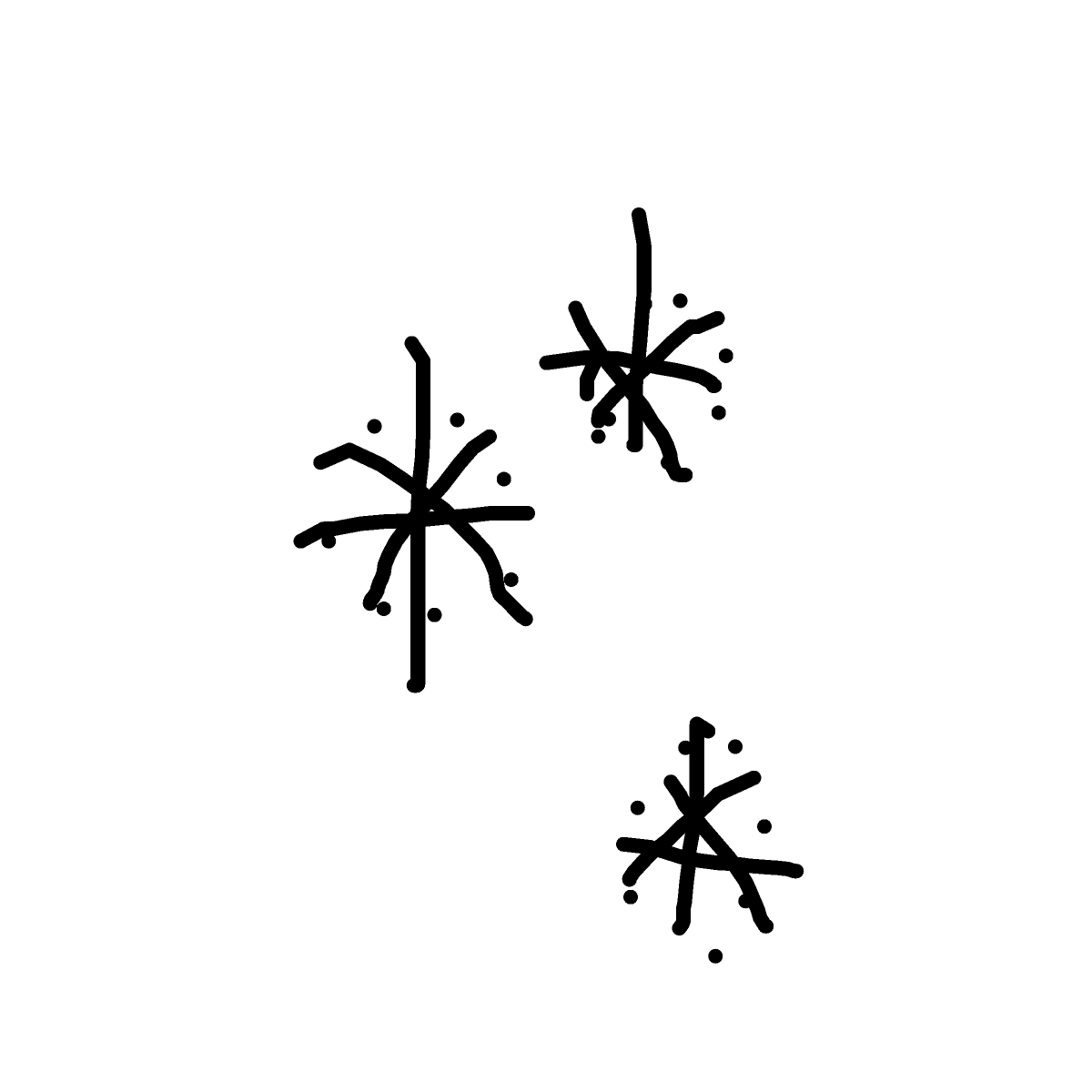 Snowflake drawing by lili