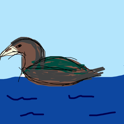 Duck drawing by babitheartist