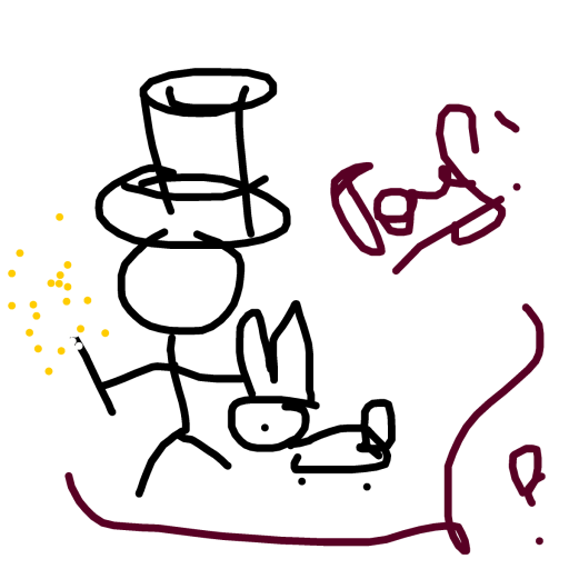 Magic Show drawing by maite