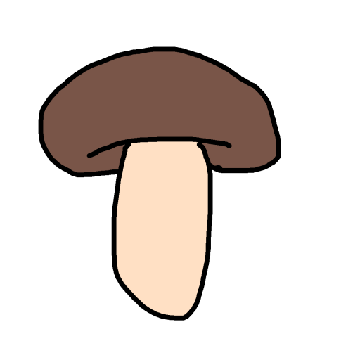 Mushroom drawing by grand-bold-peak