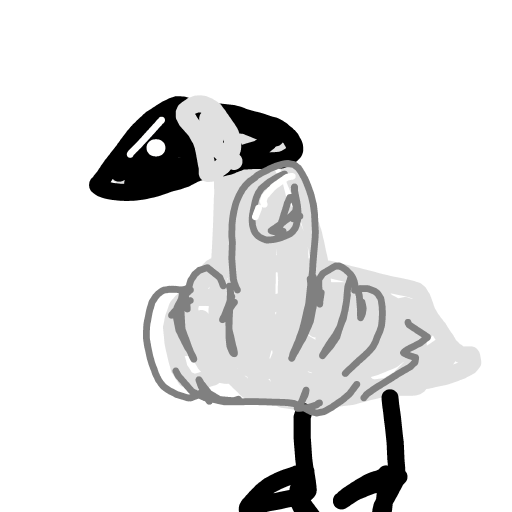 Goose drawing by kckitty