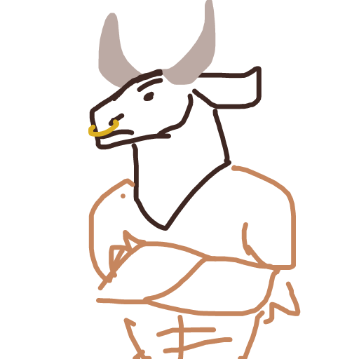 Minotaur drawing by rowan