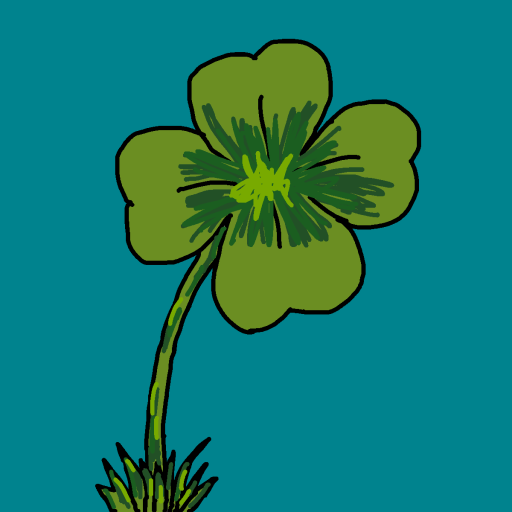 Shamrock drawing by monthra