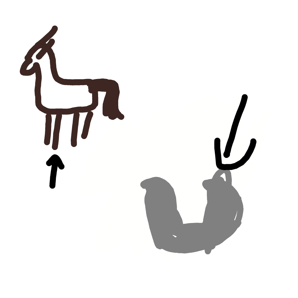 Horseshoe drawing by cream-live-style