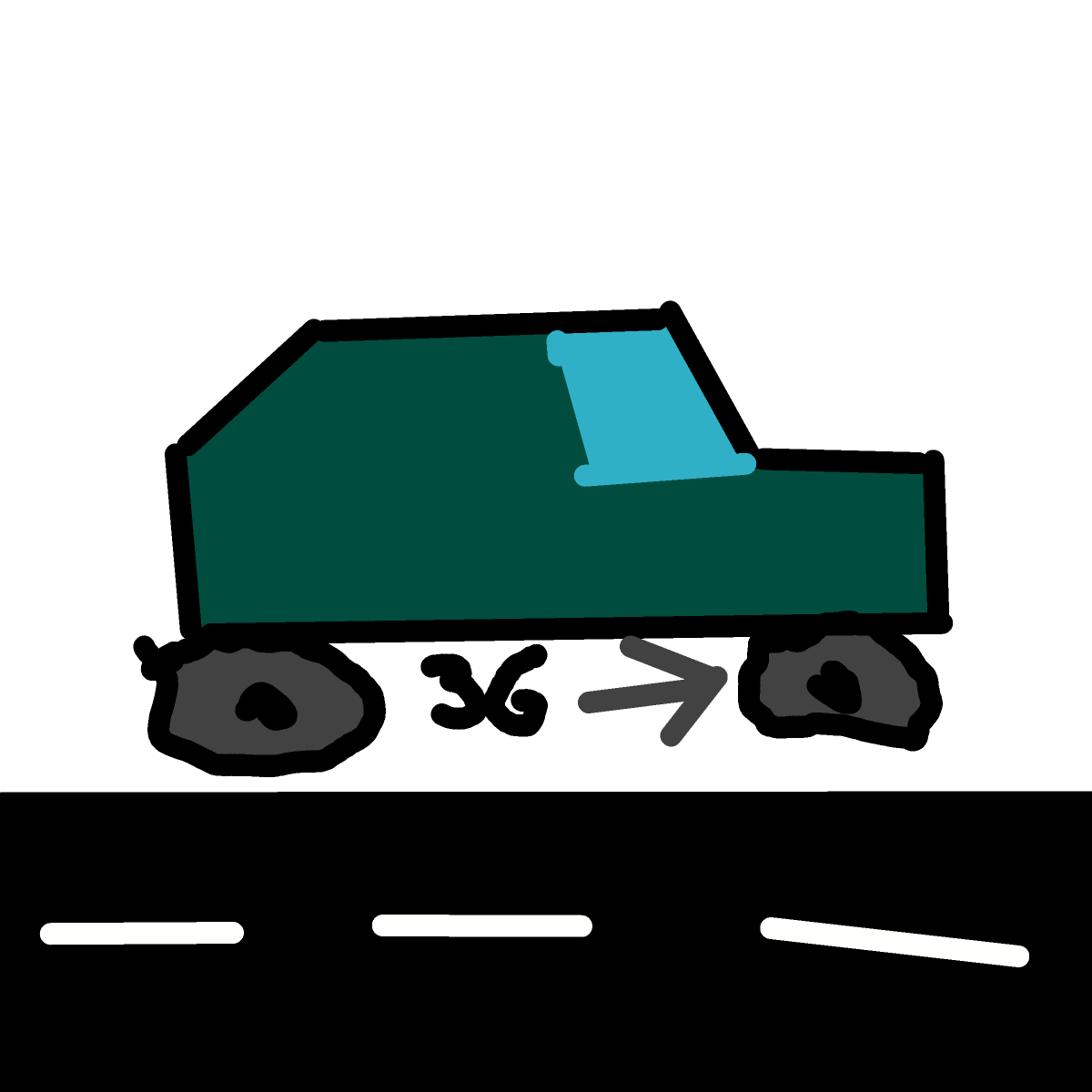 Car drawing by Almog