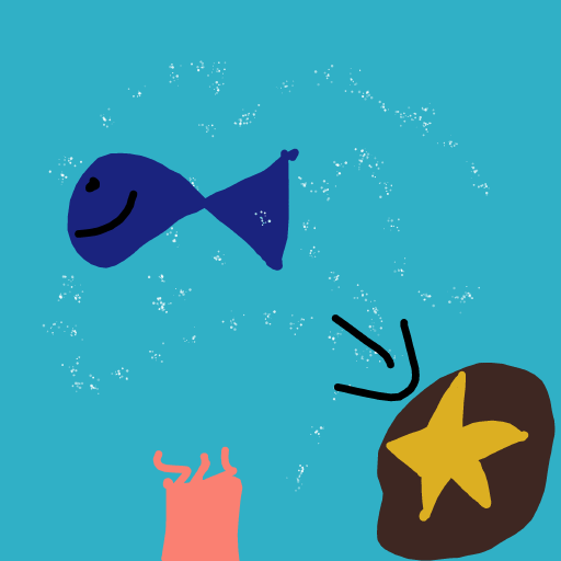 Starfish drawing by Bri3
