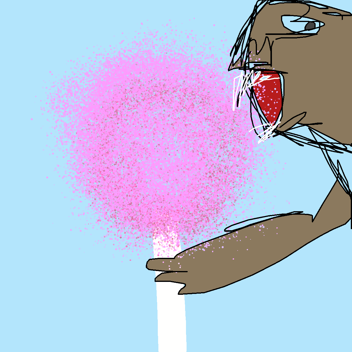 Cotton Candy drawing by shahadudu