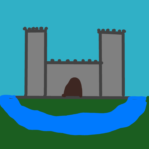 Castle drawing by Guardianoflives