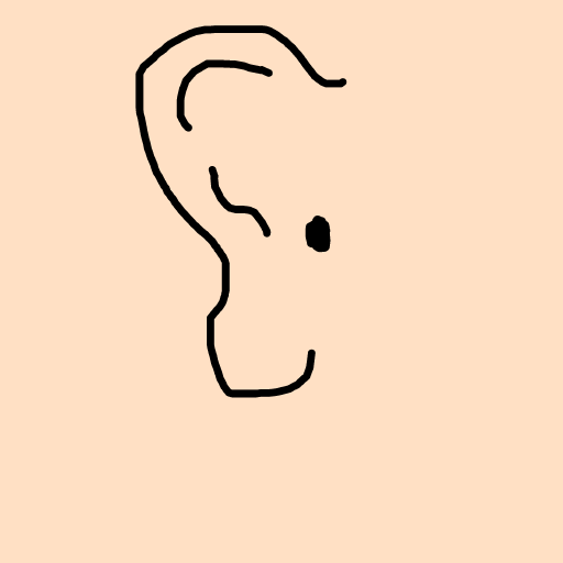 Ear drawing by brianviolin