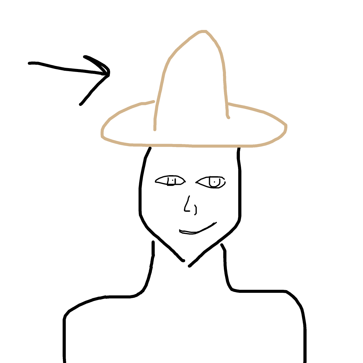 Hat drawing by charlzerdu13