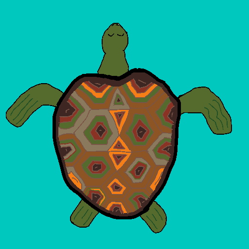 Sea Turtle drawing by pancakes palette