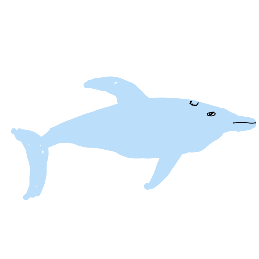 Dolphin drawing by SodaNight