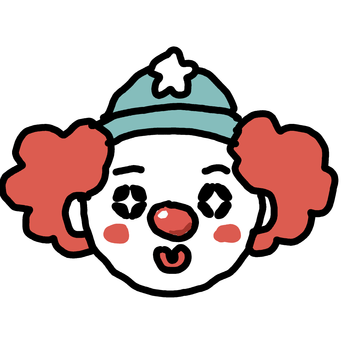 Clown drawing by Guardianoflives