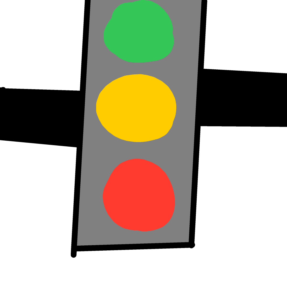 Stoplight drawing by Guardianoflives