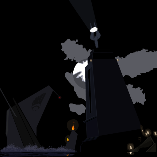 Lighthouse drawing by firecracker