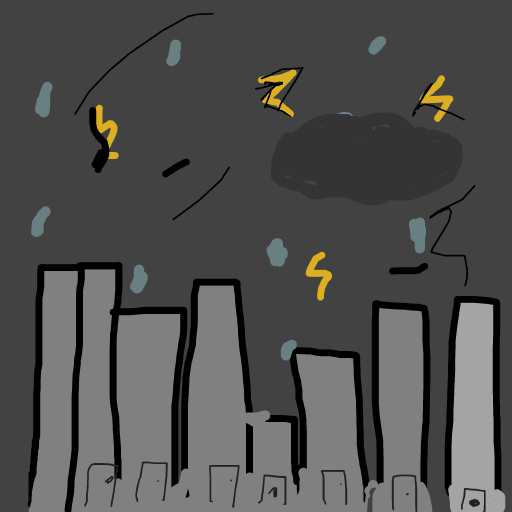 Thunder drawing by delta-solid-eye
