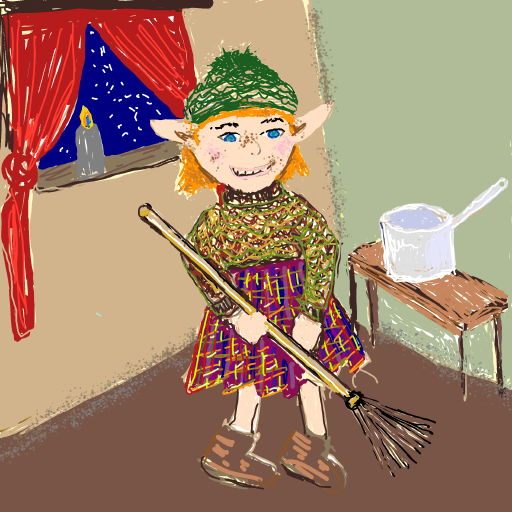 Brownie drawing by Bridgitte