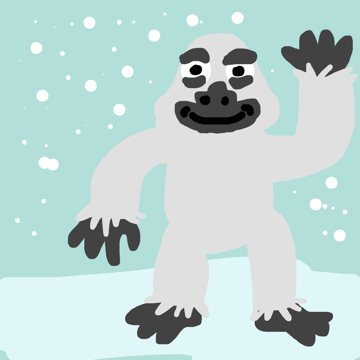 Yeti drawing by knoxy