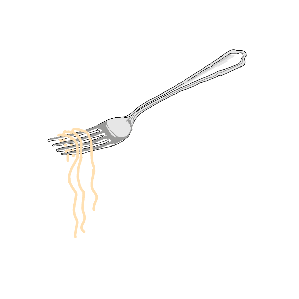 Pasta drawing by ninja