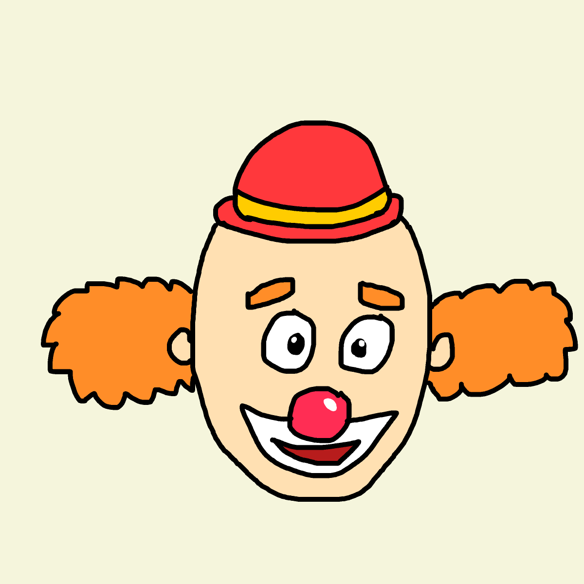 Clown drawing by theduchess