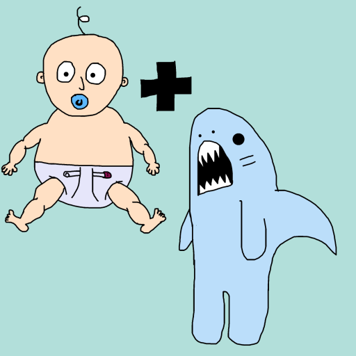 Baby Shark drawing by krissywissy