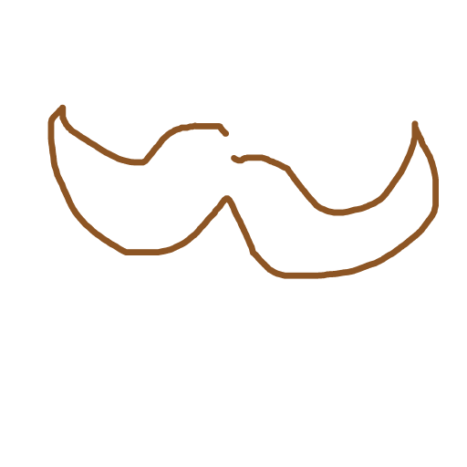Mustache drawing by bia