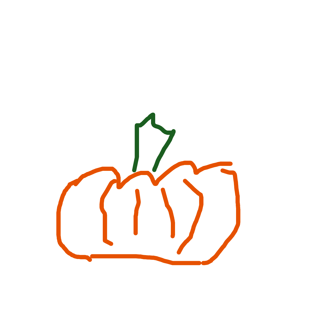Pumpkin drawing by jimboni