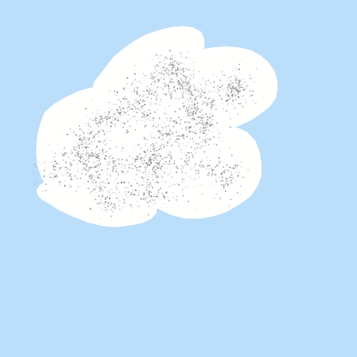 Cloud drawing by Bri3