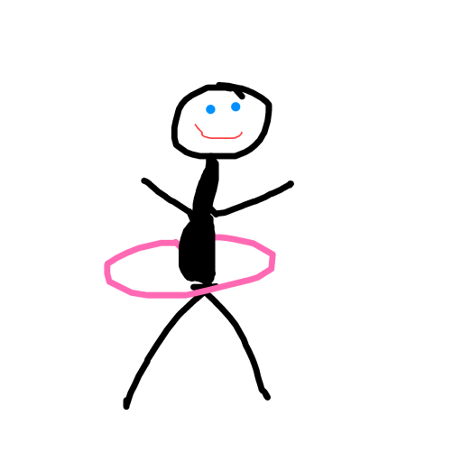 Hula Hoop drawing by vangogh