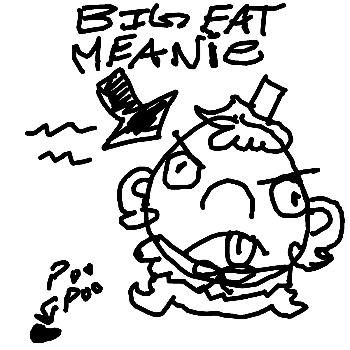 Mrs Puff drawing by Dada