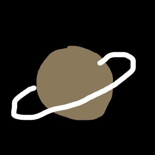 Saturn drawing by madsblazin