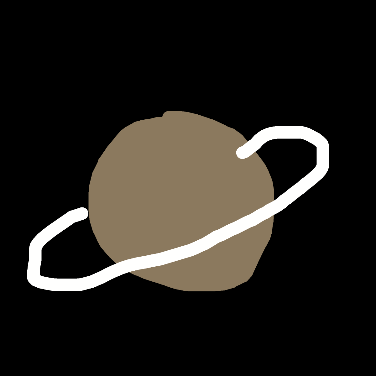 Saturn drawing by madsblazin