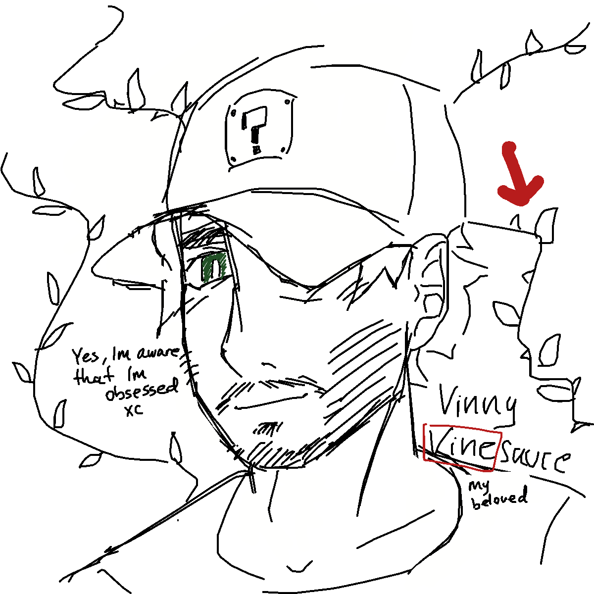 Vine drawing by nammy