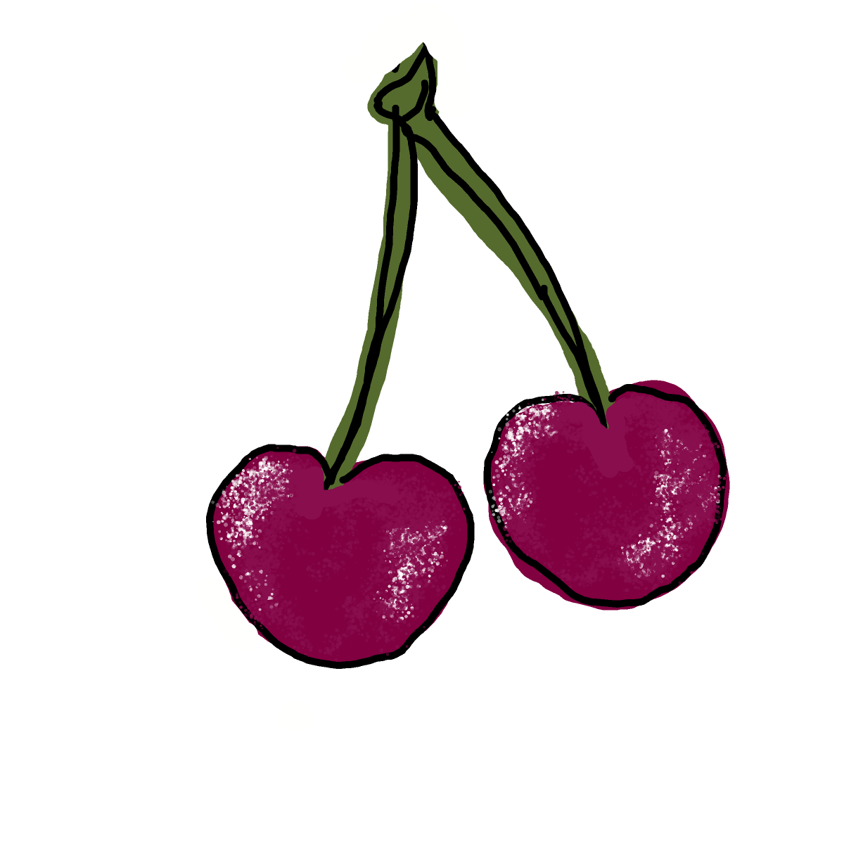 Cherry drawing by moon-dark-chief