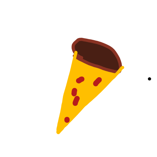 Pizza drawing by lead-calm-heart