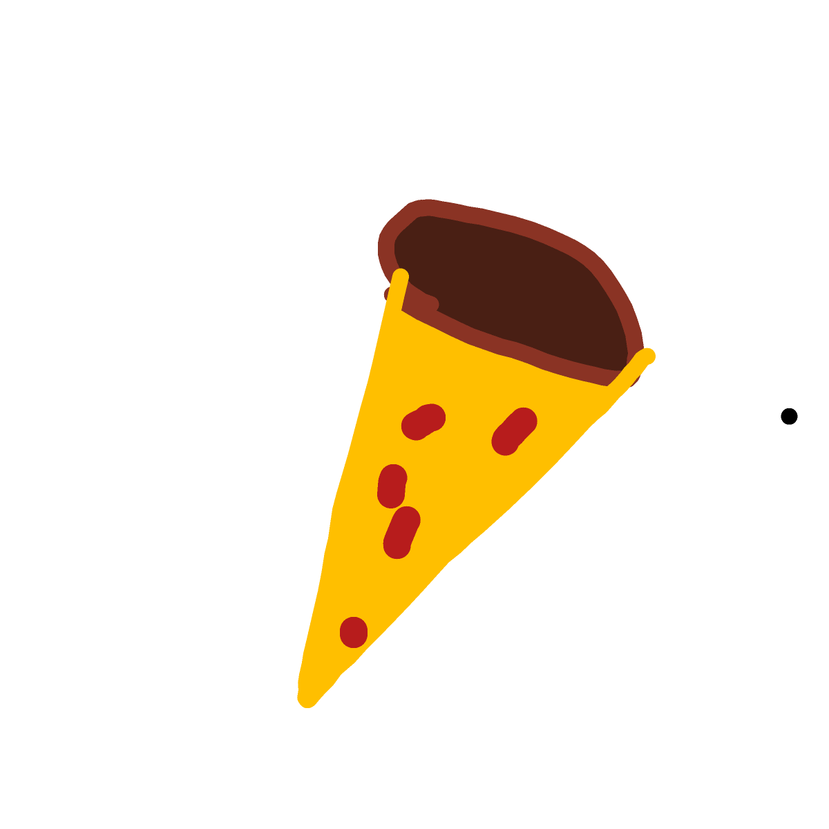 Pizza drawing by lead-calm-heart
