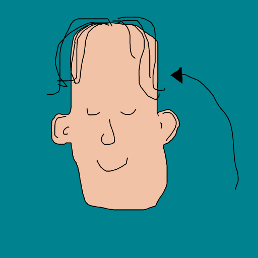 Forehead drawing by krissywissy