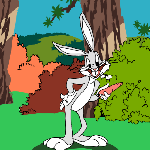 Bugs Bunny drawing by Guardianoflives