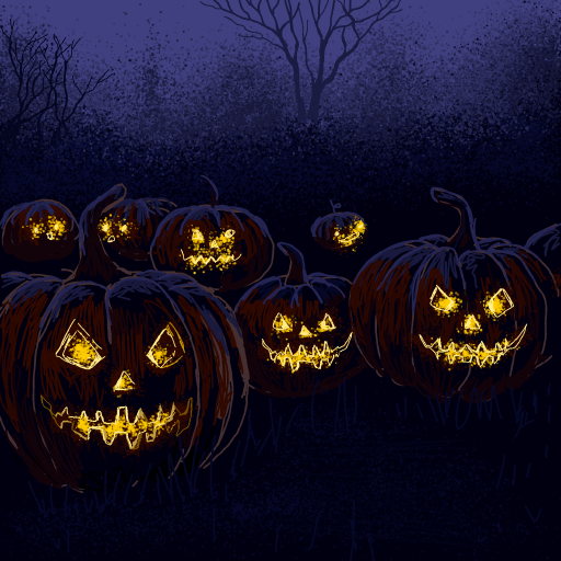 Pumpkin Patch drawing by Soybean