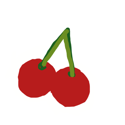 Cherries drawing by madsblazin