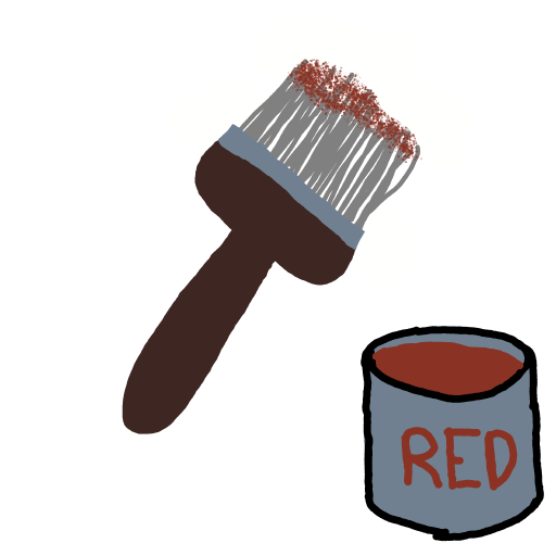 Paintbrush drawing by Purokushi