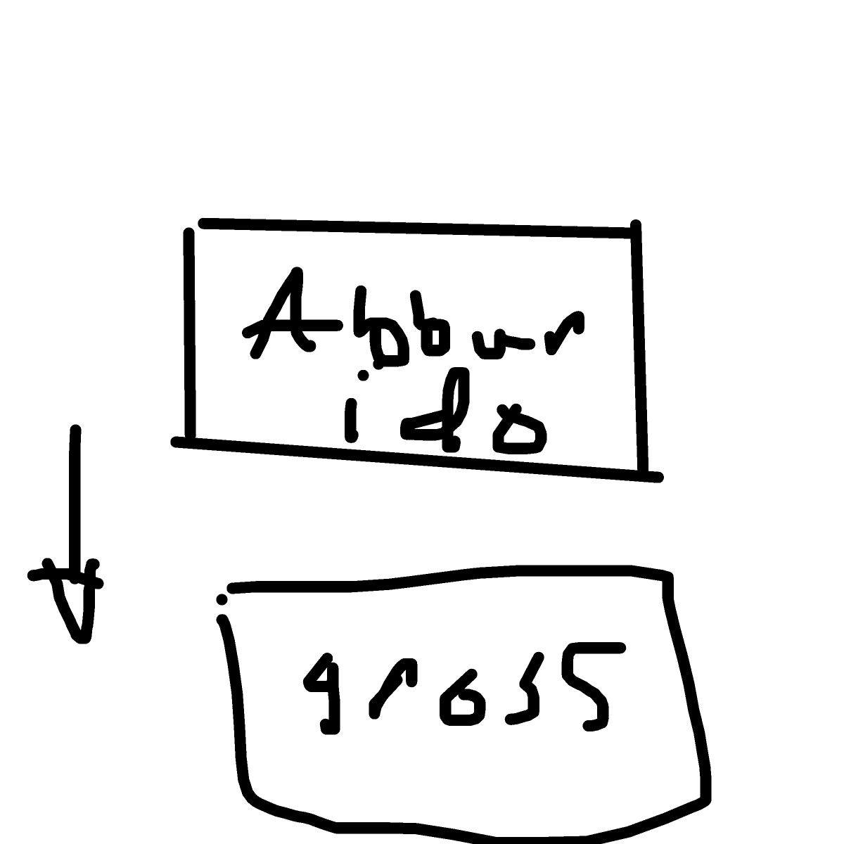 Flash Card drawing by louie