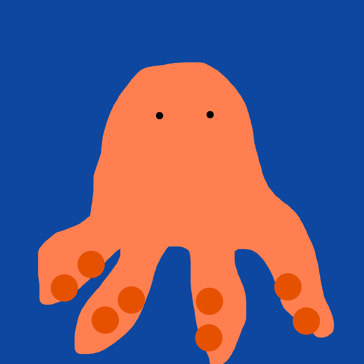 Octopus drawing by flat-pure-drawer