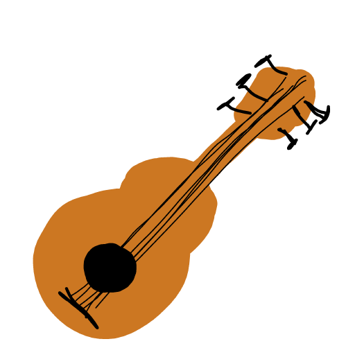 Guitar drawing by Fejlkode