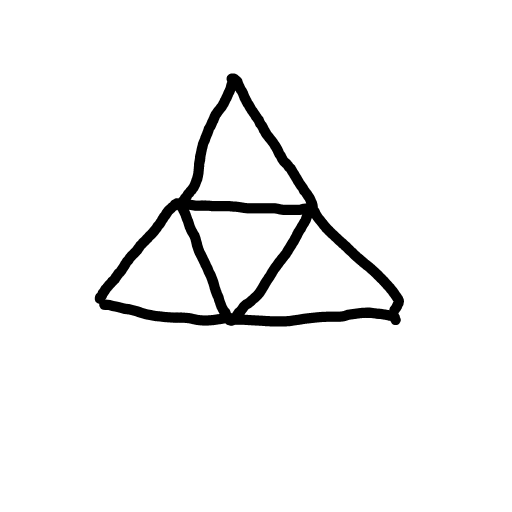 Triforce drawing by fresh-paint-king